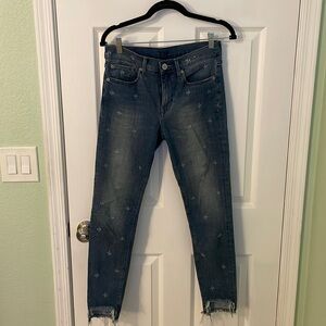 Express ankle legging mid rise jeans